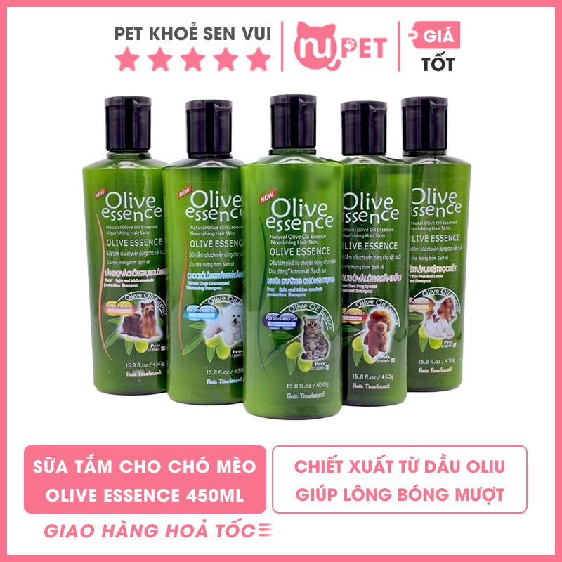 Sữa tắm olive essence chó mèo