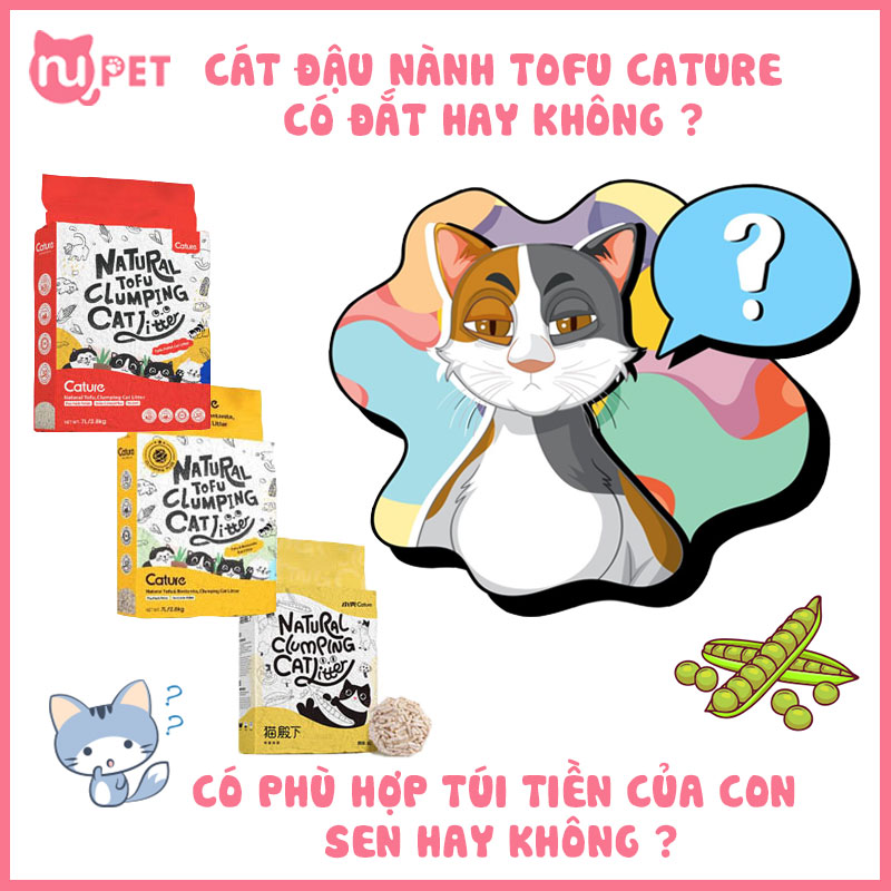 Cát đậu nành Tofu Cature có mắc không ?