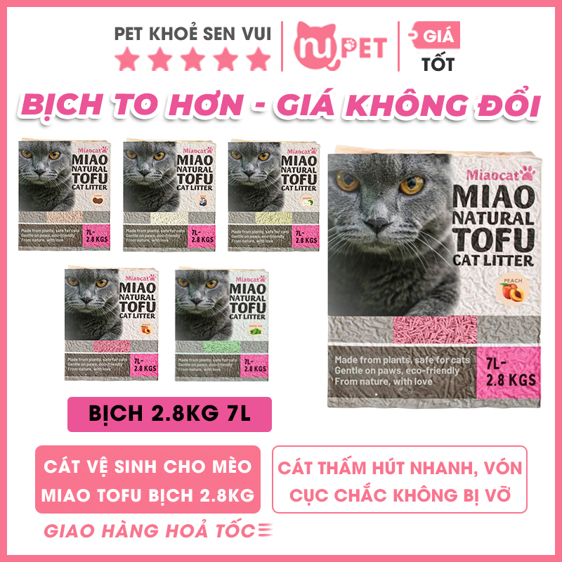 Cát vệ sinh cho mèo miaocat 7L 7
