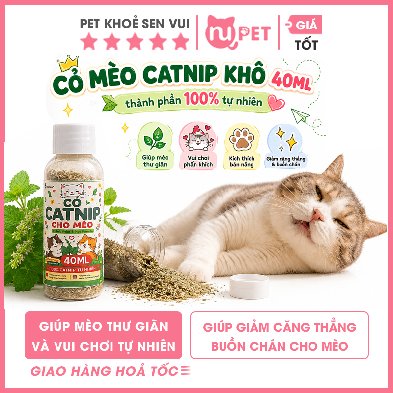 Cỏ mèo catnip Nupet 7