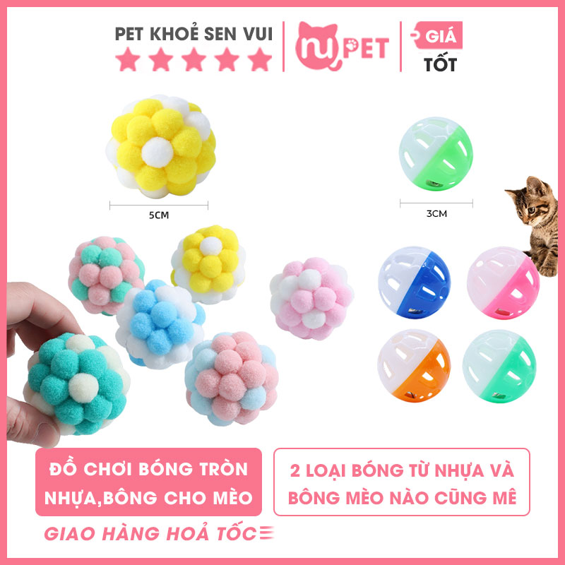 đồ chơi bóng nhựa cho mèo