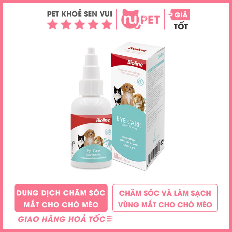 Dung dịch chăm sóc mắt bioline eye care 1