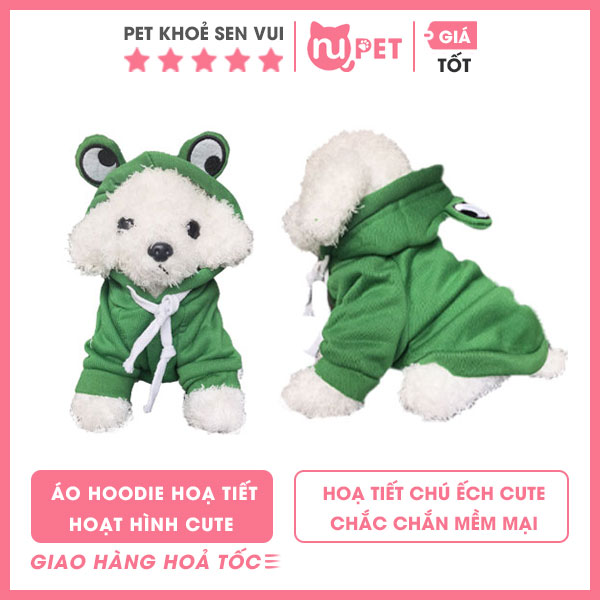 áo hoodie cho chó mèo 1