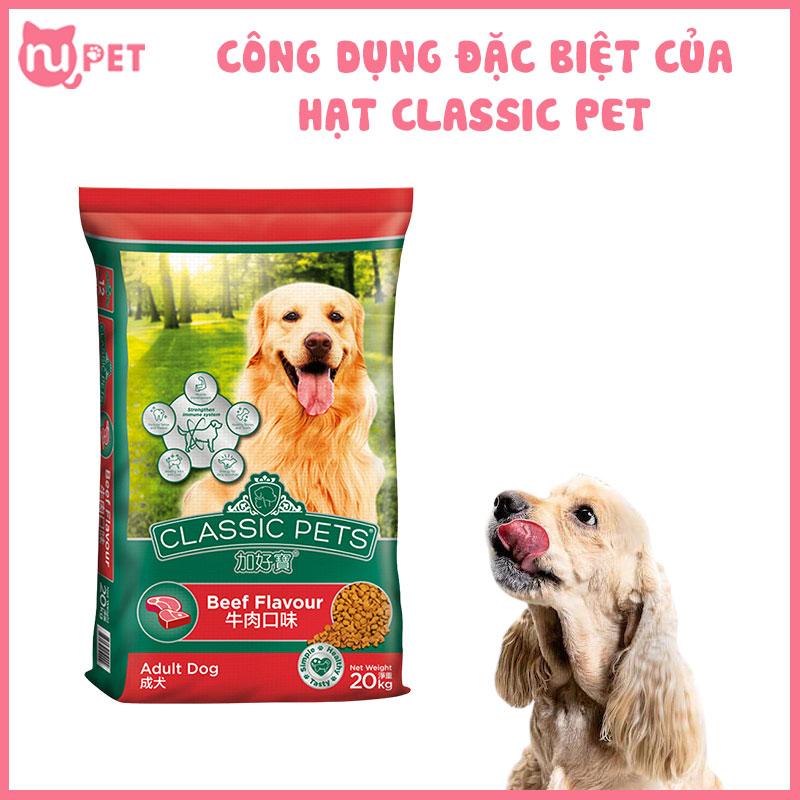 Công dụng đặc biệt của hạt Classic pet