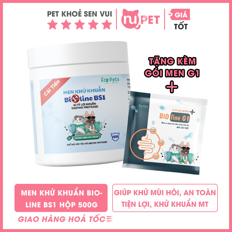 Men khử khuẩn bioline bs1 500g