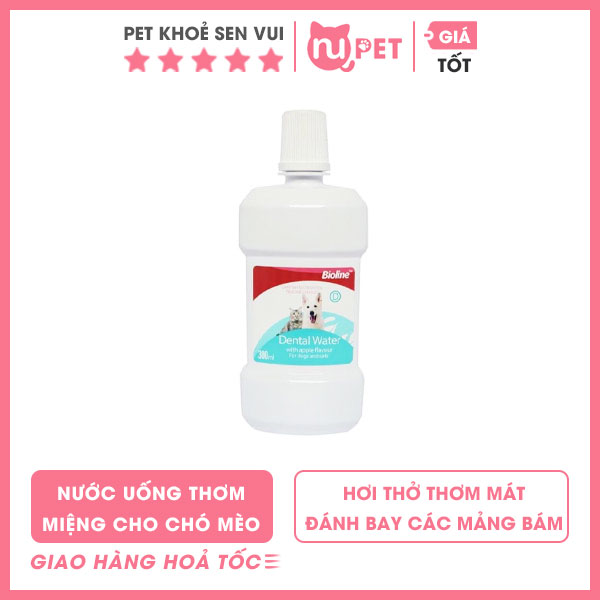 nước uống thơm miệng cho chó mèo 1