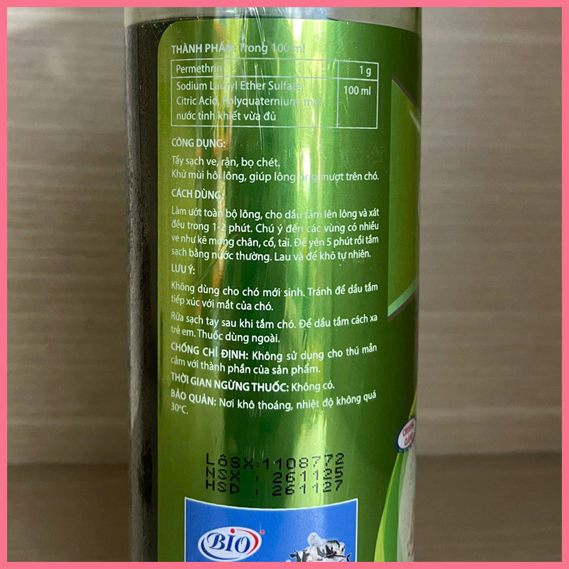 sua-tam-bio-care-cho-cho-tri-ve-ran-9 Sữa tắm bio care cho chó trị ve rận bọ chét 9
