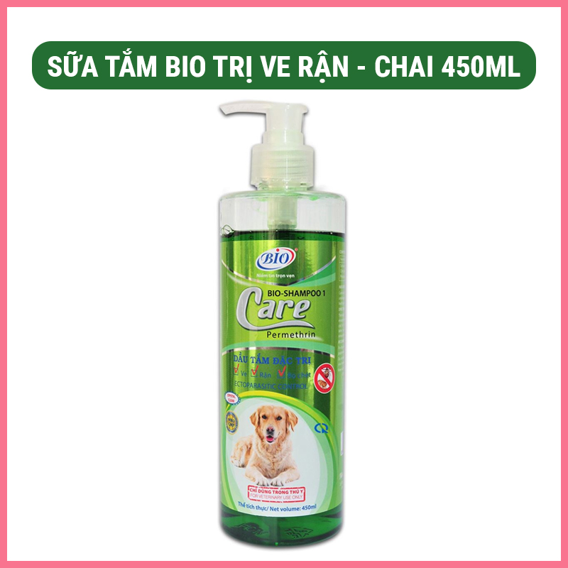 sua-tam-bio-care-cho-cho-tri-ve-ran Sữa tắm bio care cho chó trị ve rận bọ chét