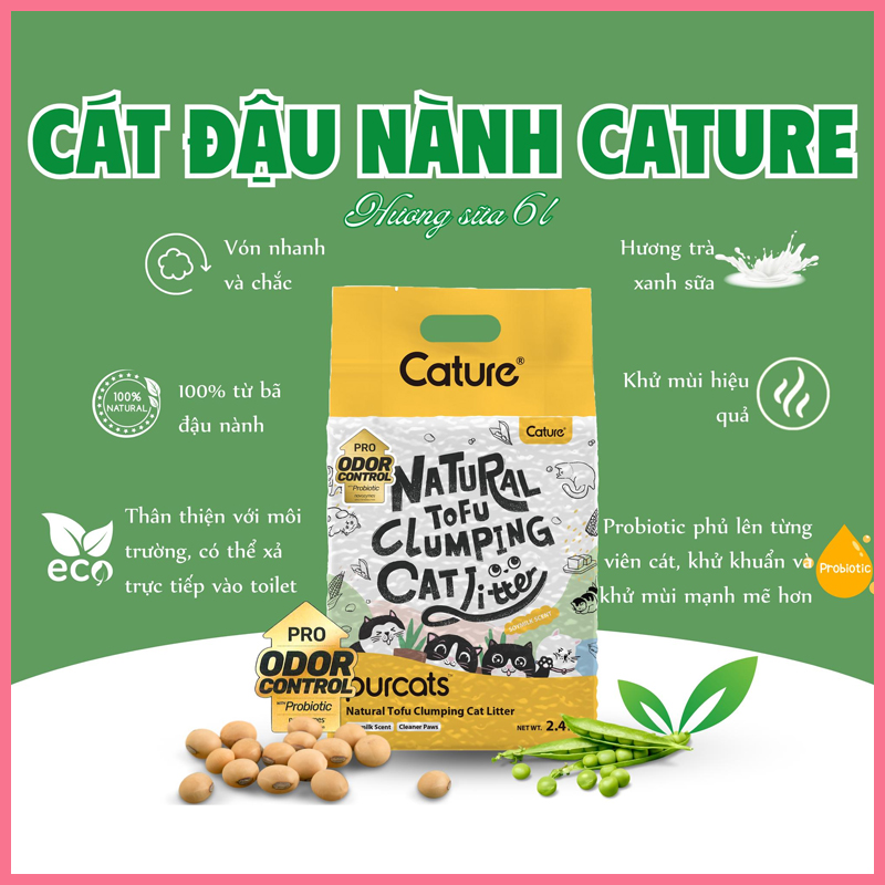 cat-cature-tofu-6l-thung-6-bich-7 Cature 6l sữa trà xanh 3