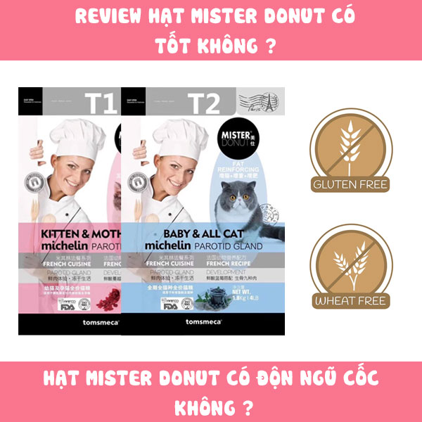 Review hạt mister donut t1 t2