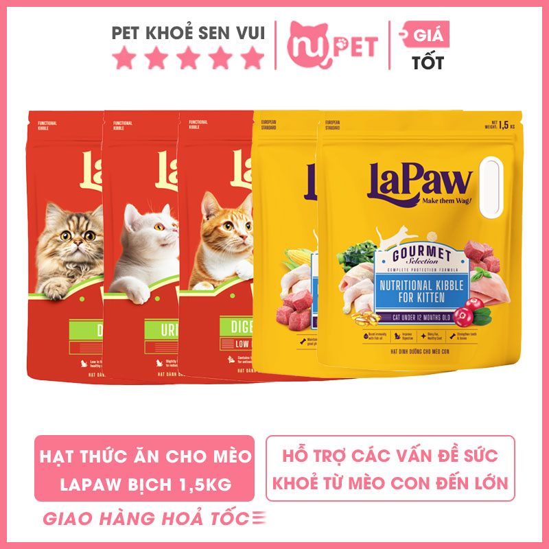 Hạt thức ăn lapaw cho mèo