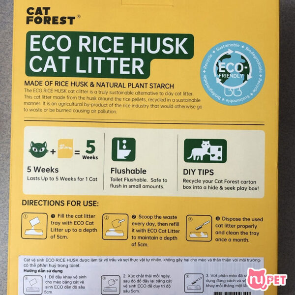 Cát vệ sinh cho mèo cat forest 2