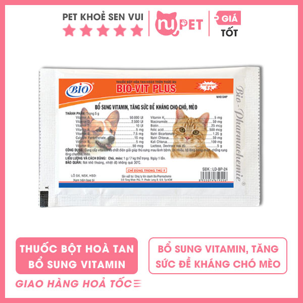 thuốc bột hoà tan Bio vit plus-1