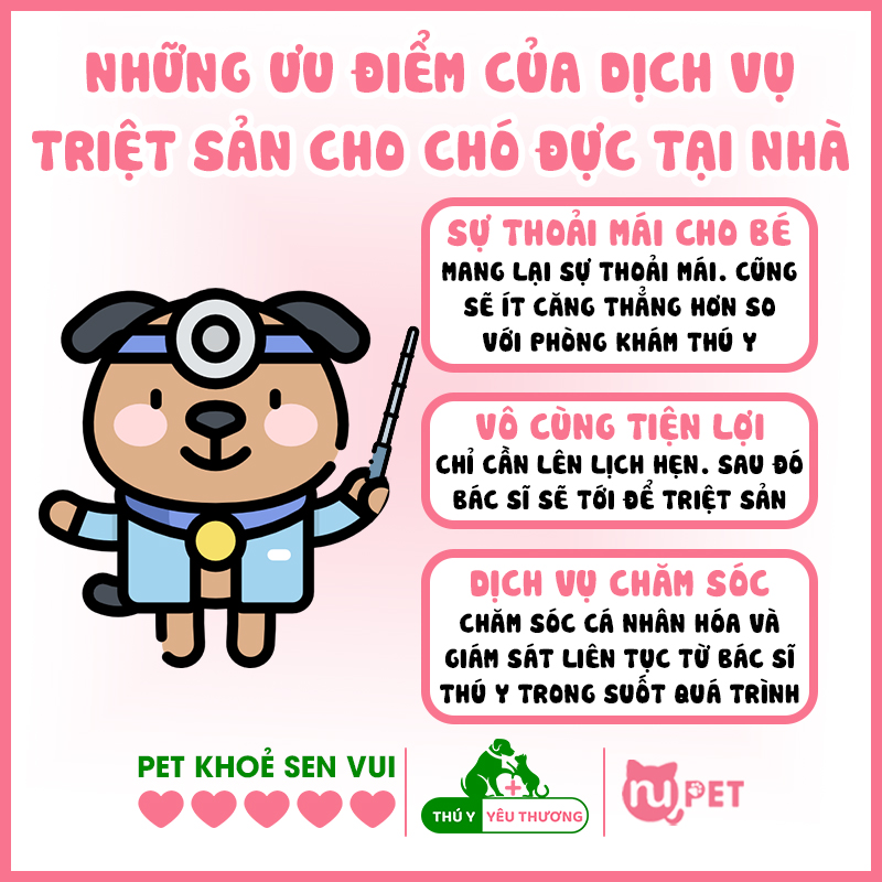 Những ưu điểm của dịch vụ triệt sản tại nhà