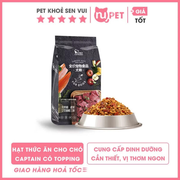 Hạt thức ăn captain cho chó