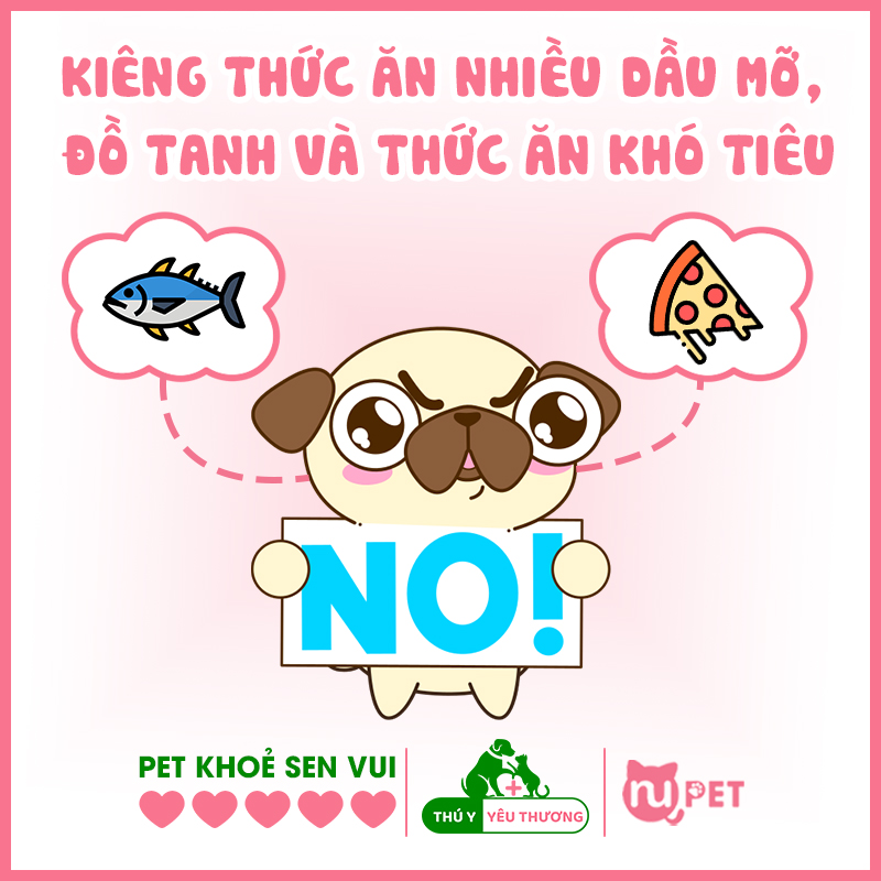 Kiêng đồ ăn dầu mỡ, đồ tanh