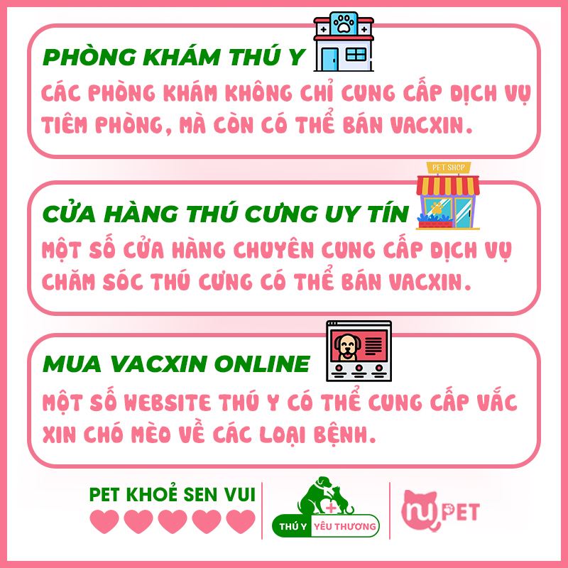 Mua vacxin 7 bệnh cho chó ở đâu?