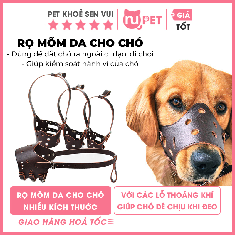 Rọ mõm da cho chó mèo 9