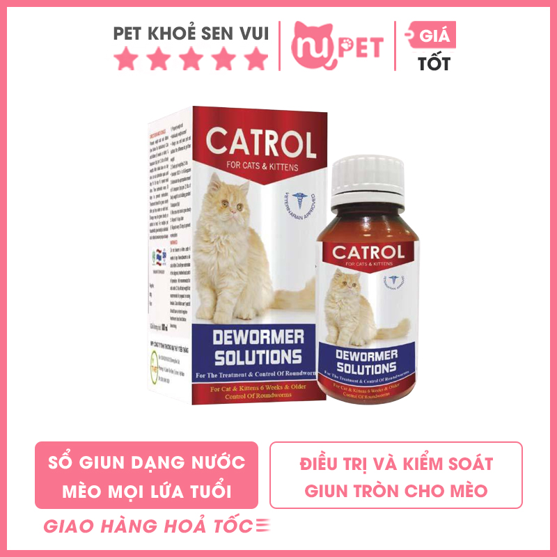 Sổ giun dạng nước catrol