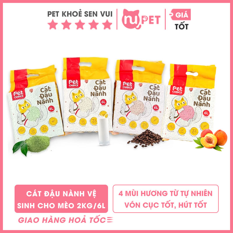 Cát đậu nành vệ sinh cho mèo