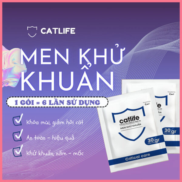 Men khử khuẩn catlife 1