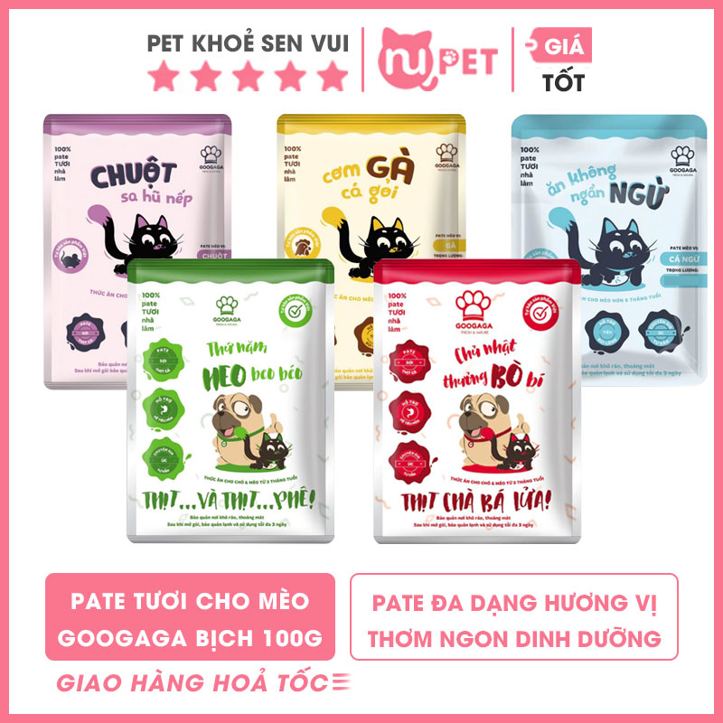 Pate googaga 9 vị