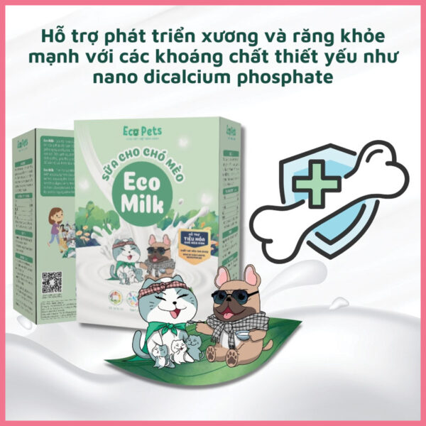 Sữa bột eco milk chó mèo 4