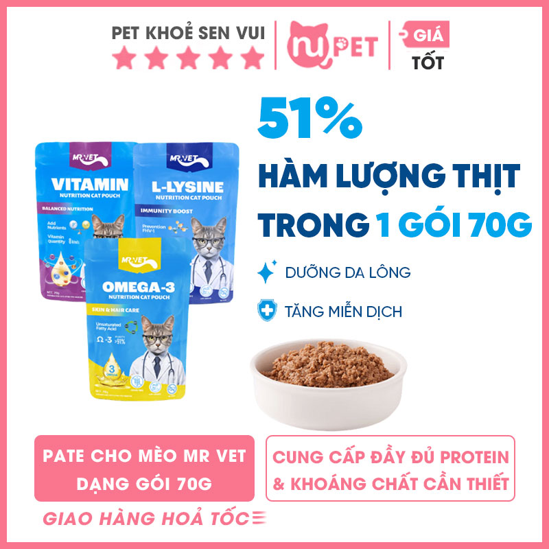 Pate mèo Mr Vet 70g 8