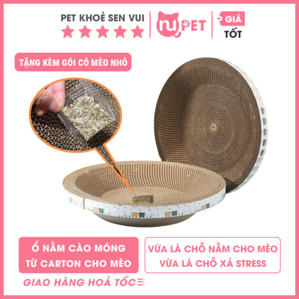 Bàn cào móng ổ tròn 10