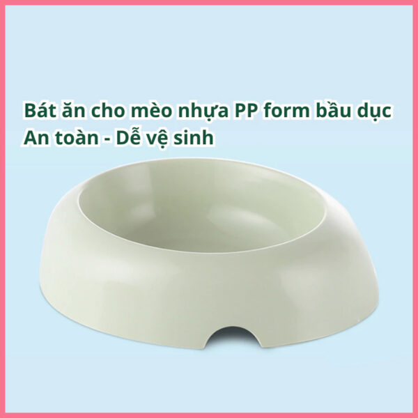 Bát ăn đơn hình bầu dục