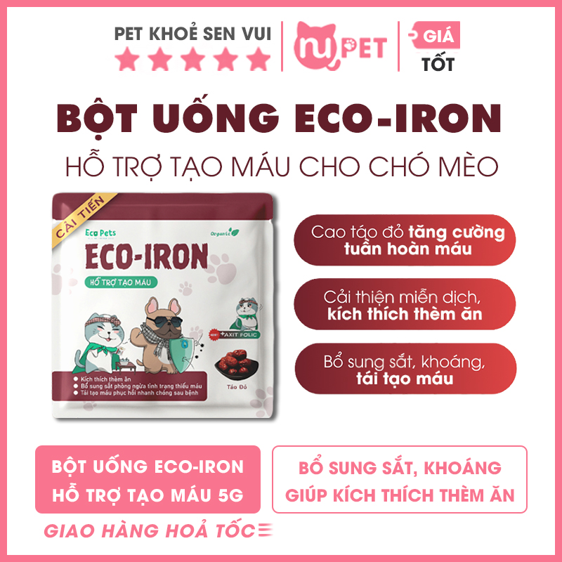 Bột uống Eco-Iron Ecopets nupet 7