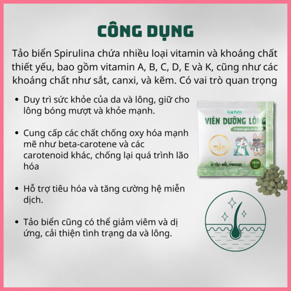 viên dưỡng lông ecopets 5