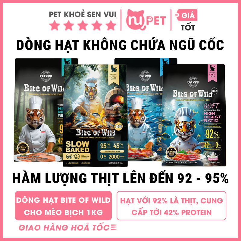 Hạt cho mèo bite of wild 10