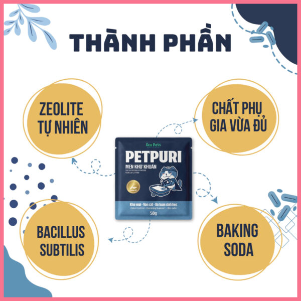 Men khử khuẩn Petpuri ecopets nupet 3