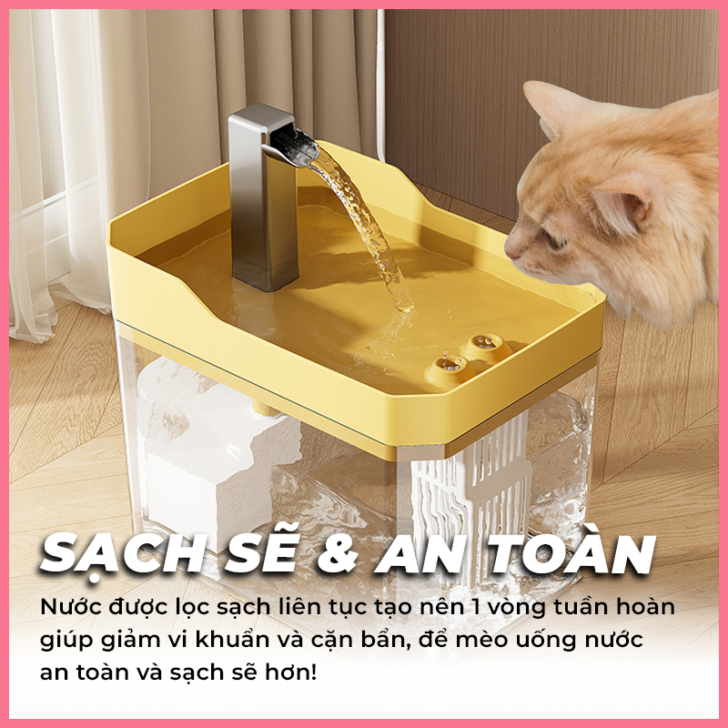 may-loc-nuoc-cho-meo-nupet-3 Máy lọc nước tự động chó mèo nupet 3