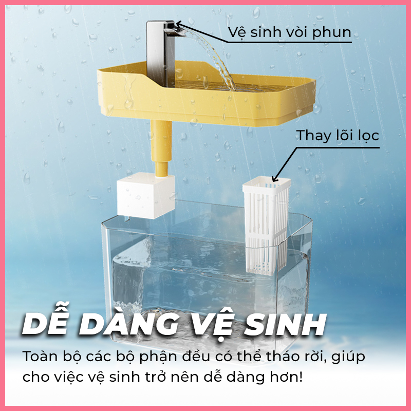 may-loc-nuoc-cho-meo-nupet-5 Máy lọc nước tự động chó mèo nupet 5