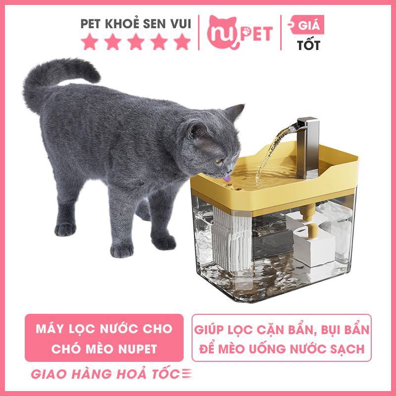 Máy lọc nước tự động chó mèo nupet 7