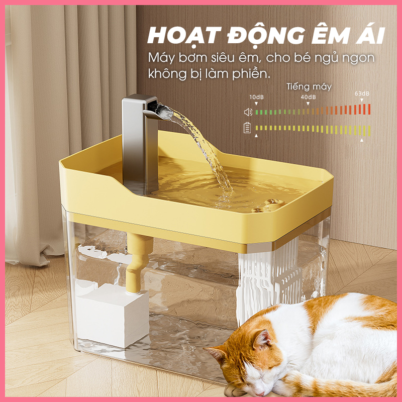 may-loc-nuoc-cho-meo-nupet Máy lọc nước tự động chó mèo nupet 1