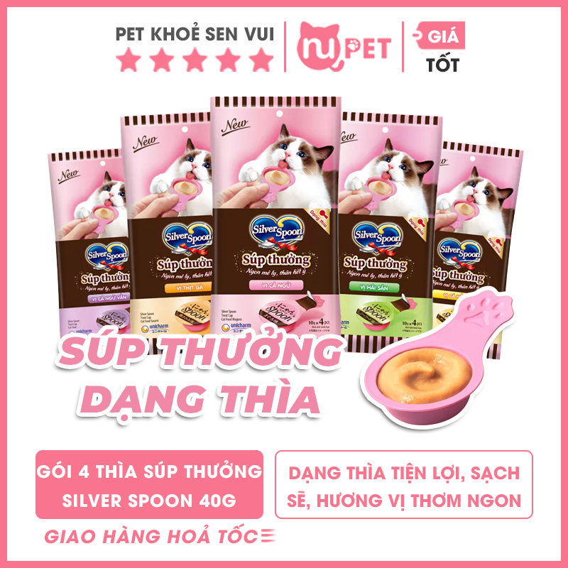 Súp thưởng dạng thìa silver spoon 6