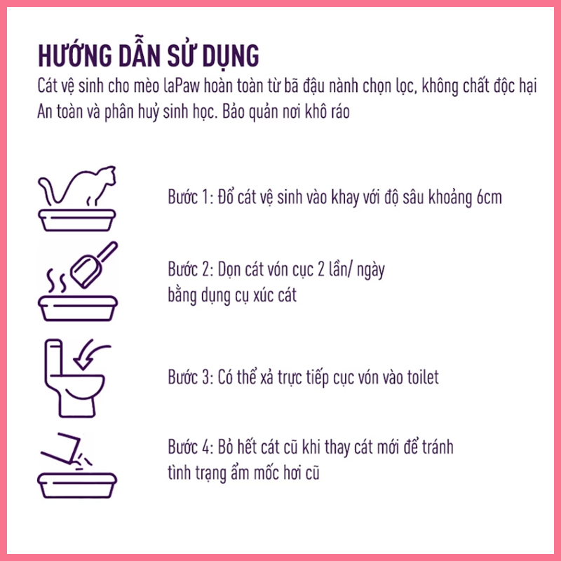 cat-dau-nanh-mix-cat-san-lapaw-t7m-3 Cát mèo đậu nành mix cát sắn Lapaw 3