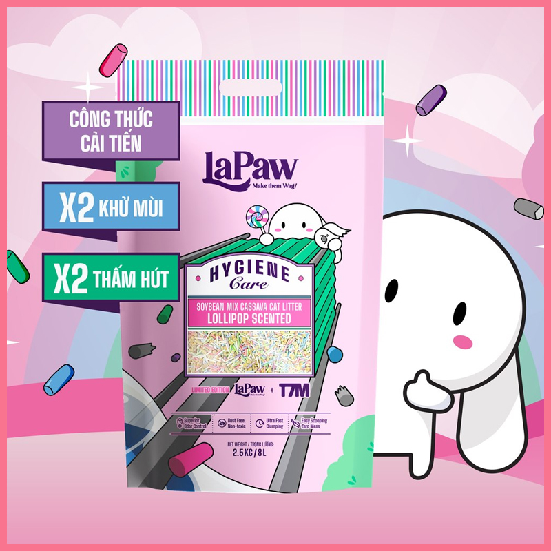 cat-dau-nanh-mix-cat-san-lapaw-t7m-6 Cát mèo đậu nành mix cát sắn Lapaw 6