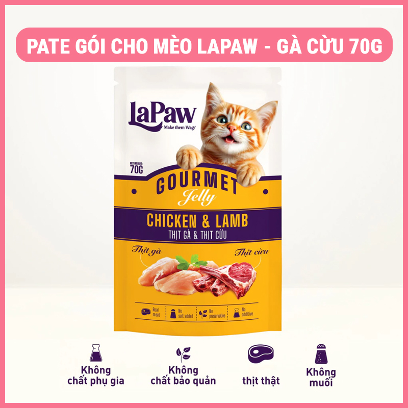 pate-cho-meo-lapaw-goi-70g-5 Pate cho mèo Lapaw gói 70g 5