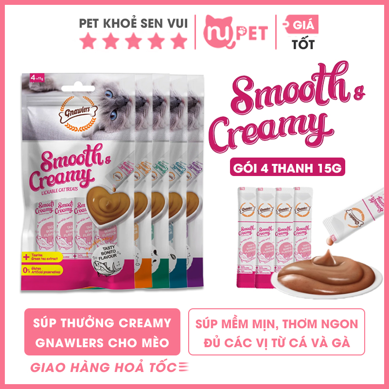 Súp thưởng creamy gnawlers 12
