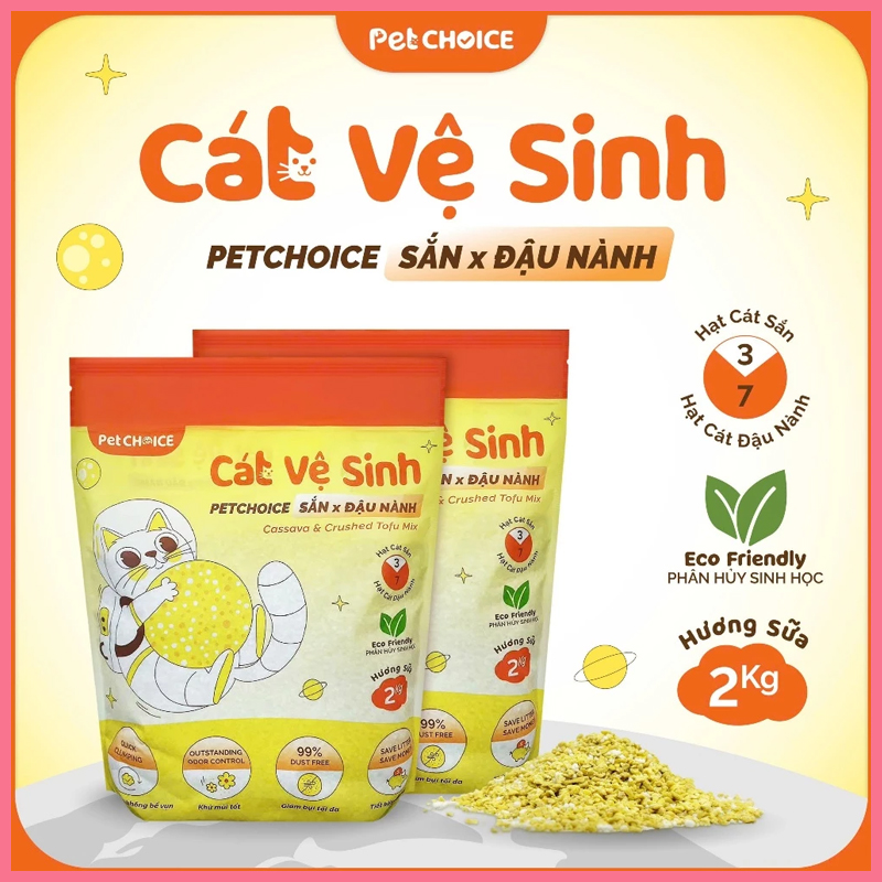 cat-san-mix-dau-nanh-pet-choice-2kg-2 Cát sắn mix đậu nành Pet Choice 2kg 2