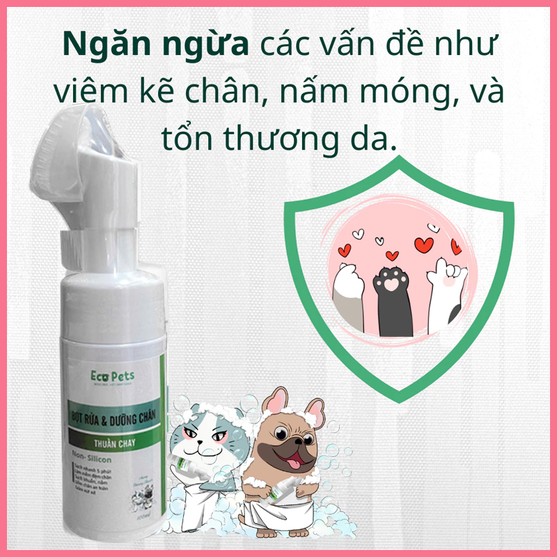 bot-duong-chan-ecopets-cho-meo-3 Bọt dưỡng chân Ecopets chó mèo 3
