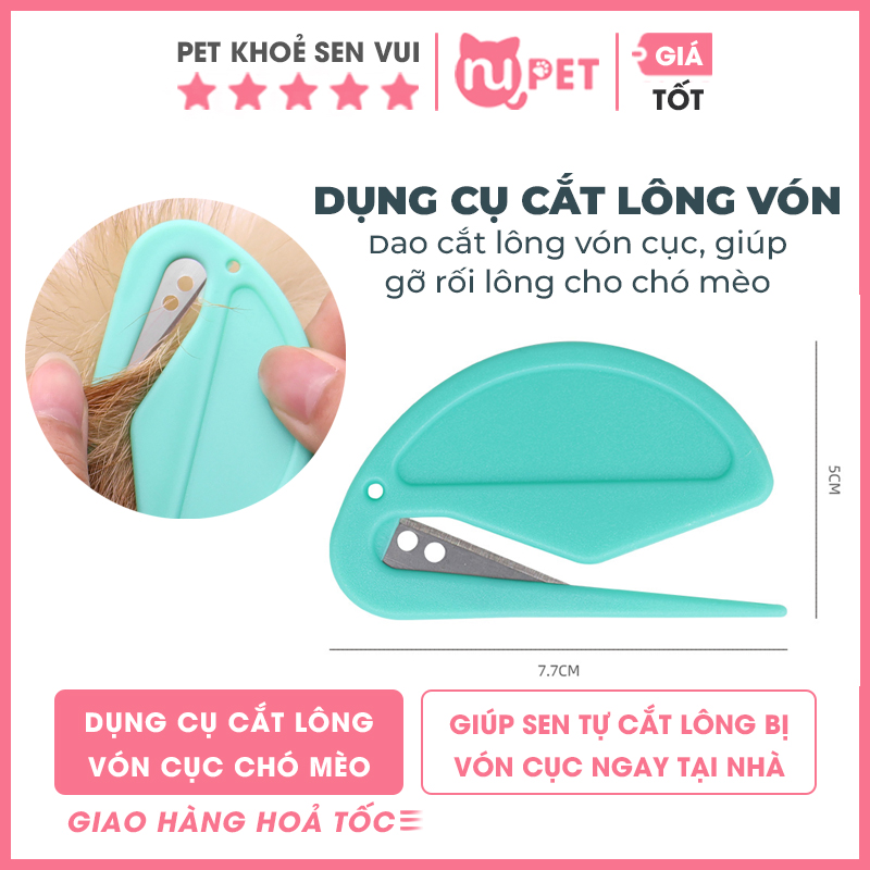 Dụng cụ cắt lông rối chó mèo 6