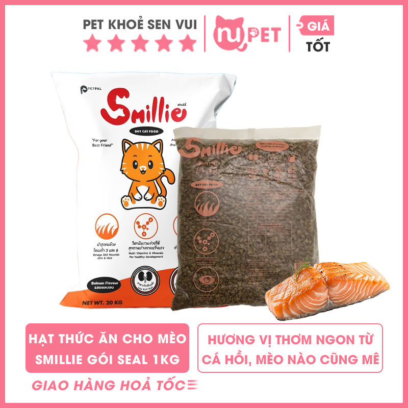 Thức ăn hạt smillie cho mèo 4