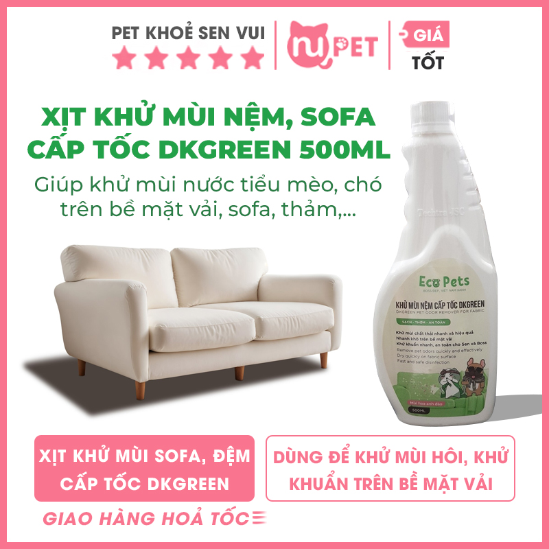 Xịt khử mùi nệm, sofa dk green nupet 6