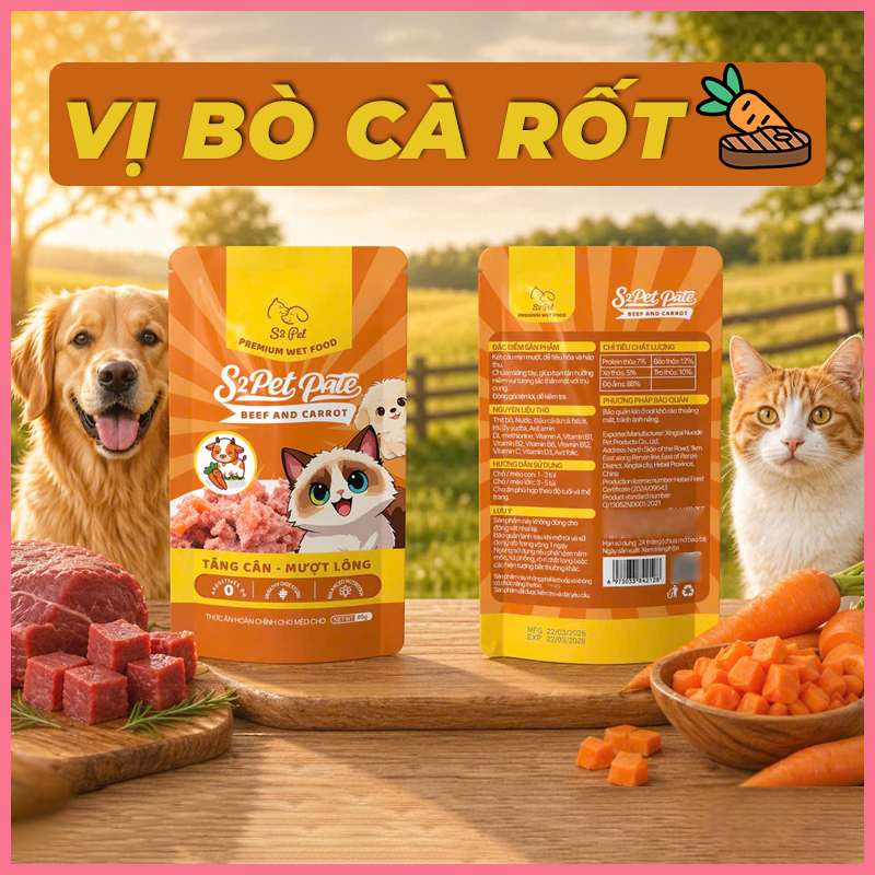 pate-cho-meo-s2-pet-goi-85g-3 Pate chó mèo S2 Pet gói 85g 3