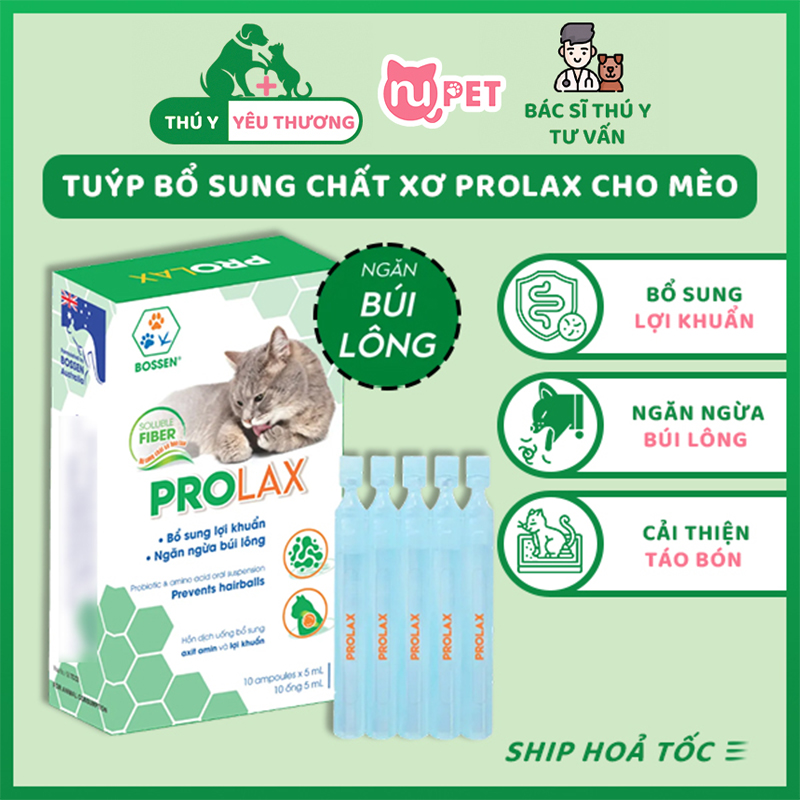 Prolax bossen mèo bổ sung chất xơ 2